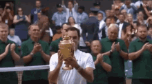 Federer Win GIF - Federer Win Trophy GIFs