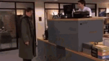 Another Day At The Office GIF - Theoffice Dwightschrute Jimhalpert GIFs