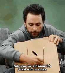 charlie kelly hornet box its its always sunny