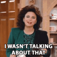 I Wasnt Talking About That Susanne Sugarbaker GIF - I Wasnt Talking About That Susanne Sugarbaker Delta Burke GIFs