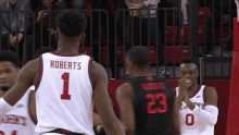 St Johns Red Storm Mustapha Heron GIF - St Johns Red Storm Mustapha Heron High Five GIFs
