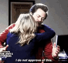 Ron Swanson Parks And Rec GIF - Ron Swanson Parks And Rec Hug GIFs