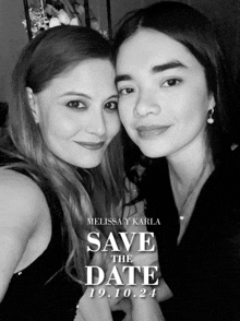 Save The Date Melissa And Karla GIF - Save The Date Melissa And Karla GIFs