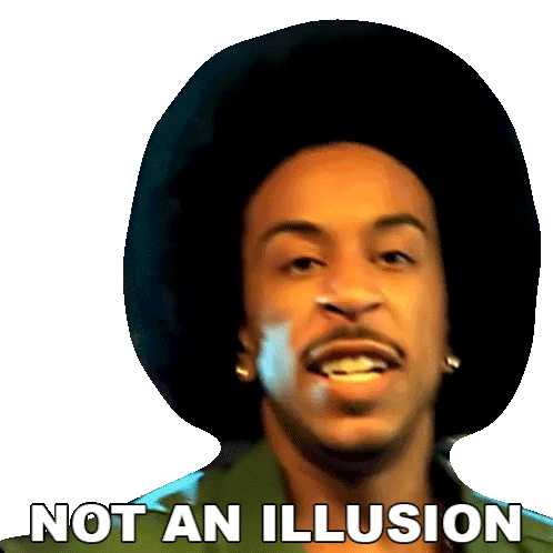 Not An Illusion Ludacris Sticker - Not An Illusion Ludacris Move Bitch Song Stickers