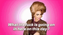 Rupaul Alyssaedwards GIF - Rupaul Alyssaedwards What Is Going On GIFs