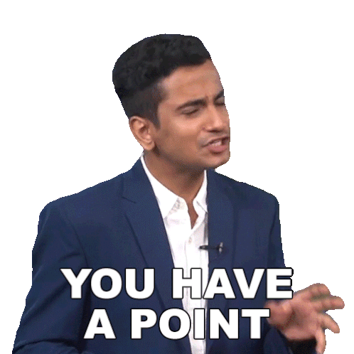 You Have A Point Nishchal Sticker - You Have A Point Nishchal Pinkvilla Stickers