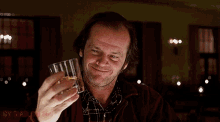 Shinning Jack Nicholson GIF - Shinning Jack Nicholson Lets Drink To That GIFs