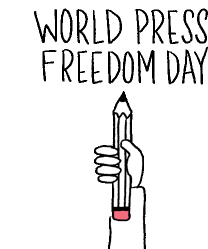 World Press Freedom Day First Amendment Sticker - World Press Freedom Day First Amendment Free Press Stickers