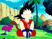 Kid Goku Cute GIF - Kid Goku Cute Distracted GIFs