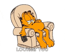 Garfield Lazy GIF - Garfield Lazy So Done GIFs