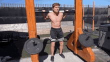 Weightlifting Brandon William GIF - Weightlifting Brandon William Work Out GIFs