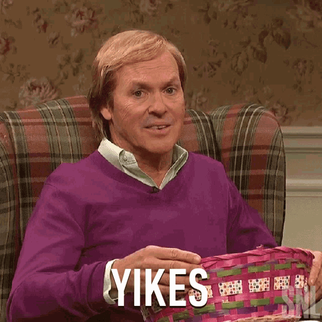 Yikes Michael Keaton GIF - Yikes Michael Keaton Saturday Night Live -  Discover & Share GIFs