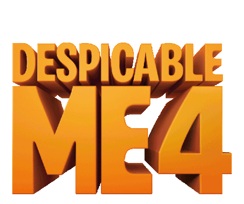 Illumination'S Despicable Me 4 Title Of The Movie Sticker - Illumination'S Despicable Me 4 Title Of The Movie Name Of The Movie Stickers