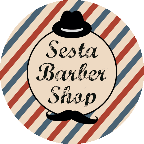 Sesta Barber Shop Sticker