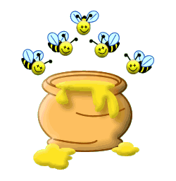 Honey Honey Pot Sticker - Honey Honey Pot Bees Stickers