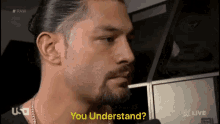 Roman Reigns You Understand GIF - Roman Reigns You Understand You Get It GIFs