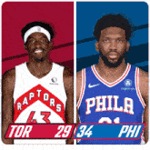 Toronto Raptors (29) Vs. Philadelphia 76ers (34) First-second Period Break GIF - Nba Basketball Nba 2021 GIFs