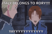 italy belongs to rory !!! yay yy yy yy yy yy