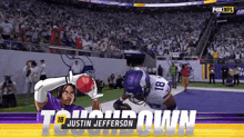 Justin Jefferson Touchdown GIF - Justin Jefferson Touchdown Griddy GIFs