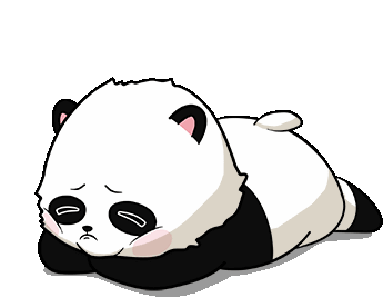 Panda Sad Sticker - Panda Sad Stickers