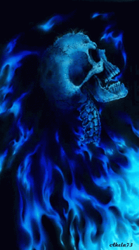 Blue Skull GIF - Blue Skull - Discover & Share GIFs