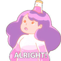 Alright Bee Sticker - Alright Bee Bee And Puppycat Stickers