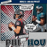 Houston Texans Vs. Philadelphia Eagles Pre Game GIF - Nfl National Football League Football League GIFs