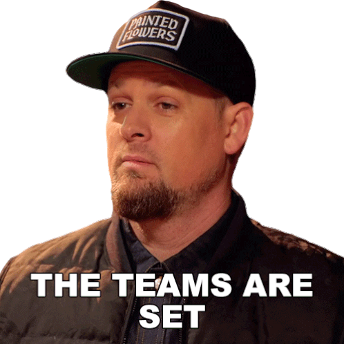 The Teams Are Set Joel Madden Sticker - The Teams Are Set Joel Madden Ink Master Stickers