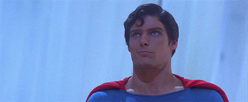 christopher reeve superman smiling