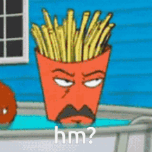 Aqua Teen Hunger Force Frylock GIF - Aqua Teen Hunger Force Frylock Hm GIFs
