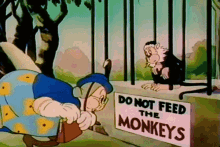 Do Not Feed The Trolls Do Not Feed The Monkeys GIF