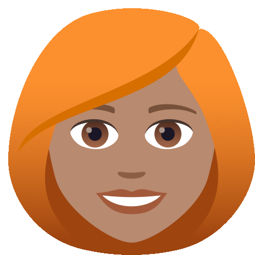 Redhead Joypixels Sticker - Redhead Joypixels Ginger Woman Stickers