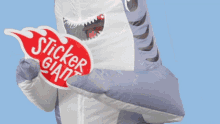 stickergiant laser shark stickers labels custom stickers
