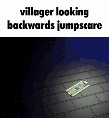 Villager Minecraft Villager GIF - Villager Minecraft Villager Jumpscare GIFs