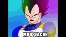moustache vegeta