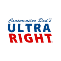 conservative dad 's ultra right logo with a white background