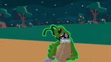 a cartoon character with the name fibbjamm on the bottom right