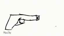 a drawing of a man with a x on his face