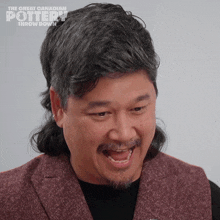 Laughing Brendan Tang GIF - Laughing Brendan Tang The Great Canadian Pottery Throw Down GIFs