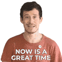 Now Is A Great Time Devin Montes Sticker - Now Is A Great Time Devin Montes Make Anything Stickers