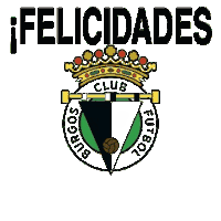 Burgos Club Futbol Burgos Felicidades Sticker