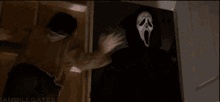 Ghost Face Scream GIF