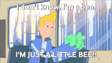 bravest warriors im just a bee i dont know crying