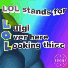 Lol Luigi GIF - Lol Luigi GIFs