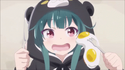 Kuma Bear Anime GIF - Kuma Bear Anime Breakfast - Discover & Share GIFs