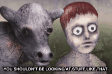 Shouldnt Be Looking At Stuff Like That Cow GIF - Shouldnt Be Looking At Stuff Like That Cow Shouldnt Be Looking GIFs