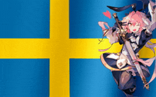 Sweden Flag GIF - Sweden Flag Femboy GIFs