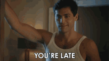Youre Late Scooter GIF