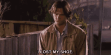 sam winchester jared padalecki supernatural i lost my shoe