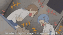 Highschool Crush Nichijou GIF - Highschool Crush Nichijou Laugh Funny GIFs